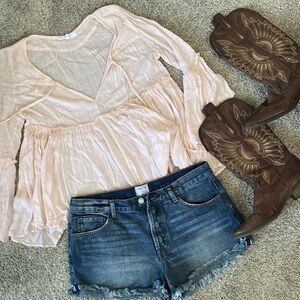 Vici Light Pink Blouse